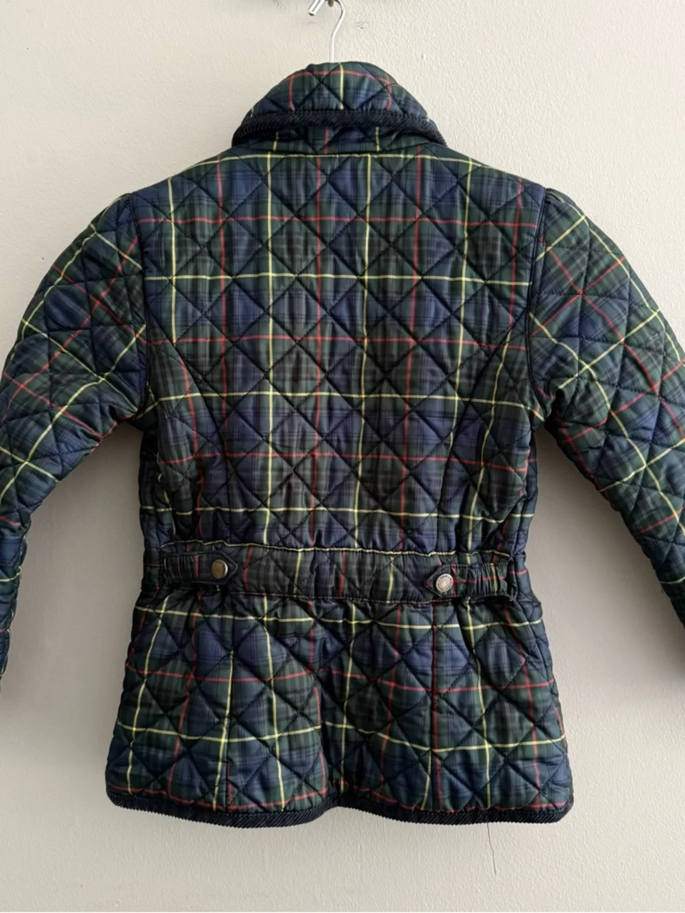Ralph Lauren Plaid Quilted Girls Jacket size 6x